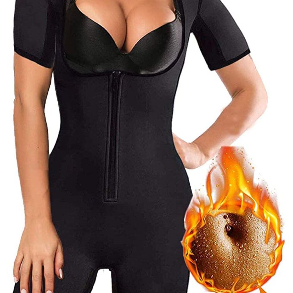 Full Coverage Shapewear Covers Thighs, Back, and Arms Super Strong Waist Trimmer